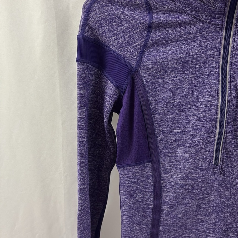 Lululemon Cold Hands Warm Heart Half Zip Pullover Size 4 Purple - Picture 4 of 12